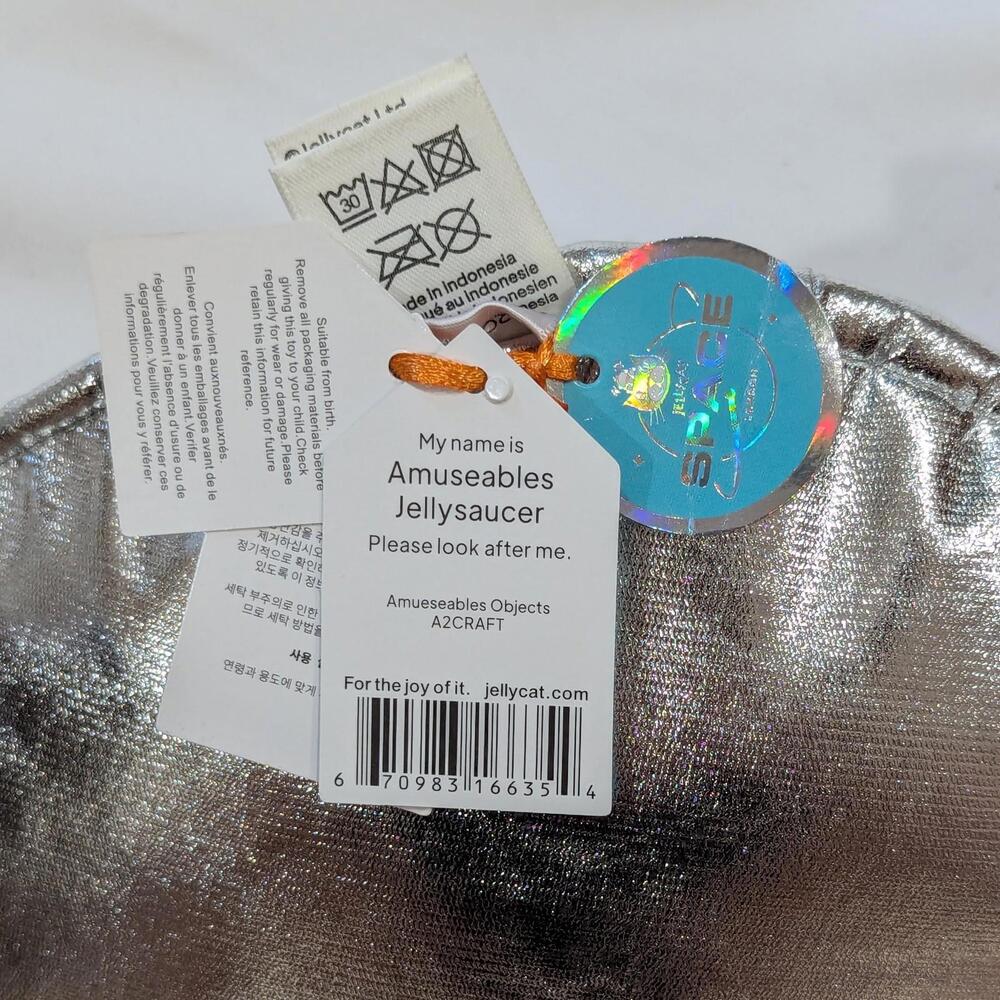 AUTHENTIC Jellycat Amuseables Jellysaucer Plush UFO (NO BOX) - Picture 6 of 11